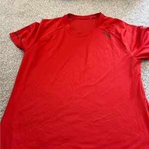 Men's Red Performance Crew Neck Shirt